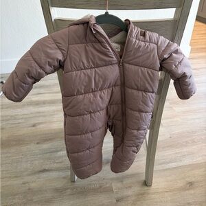 Cozy Kids Puffer Jacket in Mauve